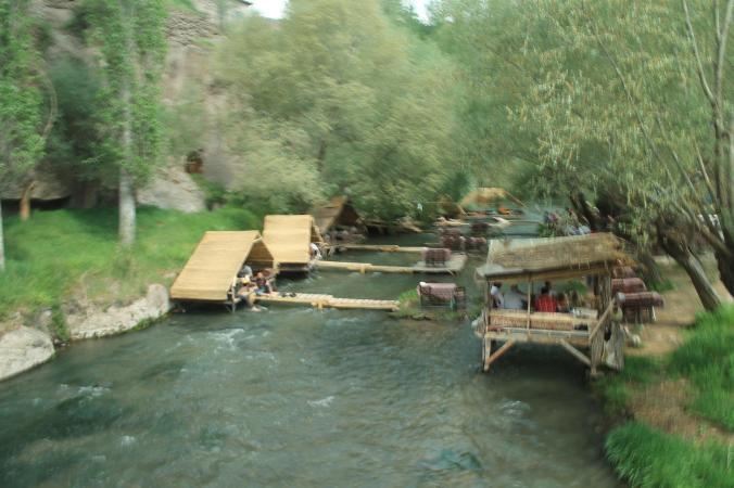 River restaurant at Ihlara.