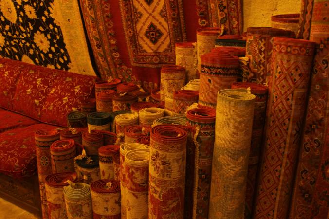 Cappadocias famous for its carpets.