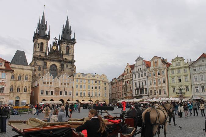 The Old Town Square,Prague.