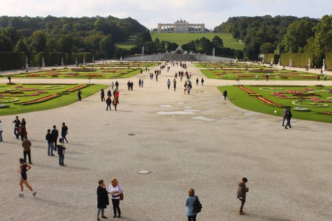 Schonbrunn Palace grounds.