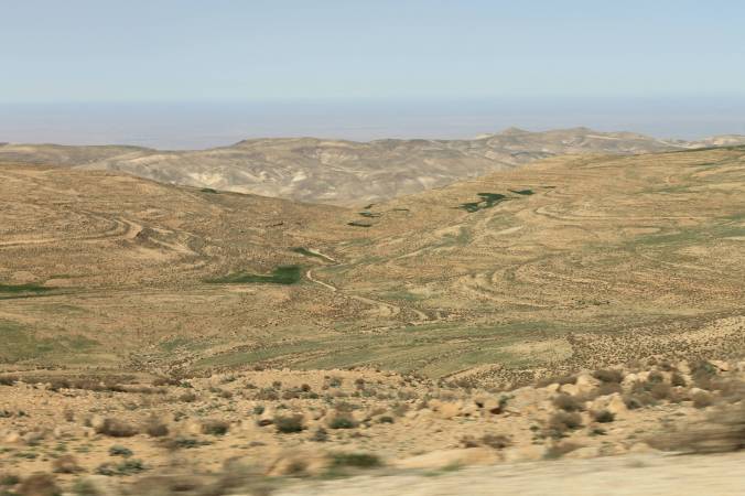 The King's Highway, between Petra and Wadi Rum