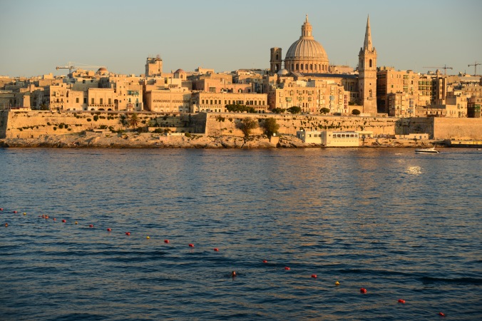 Valletta, seen from Sleima